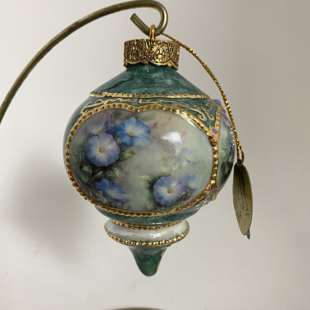 LENA LIU Porcelain Jeweled Hummingbird Ornaments Bradford Exchange